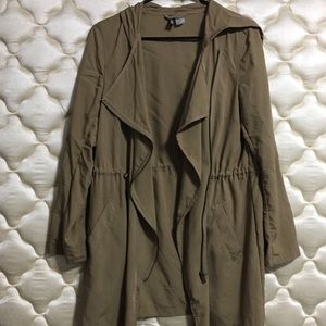 KHAKI H & M CARGO UTILITY JACKET
